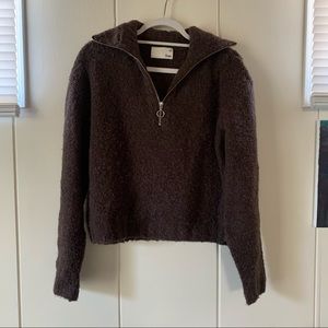 Aritzia Quarter Zip Fleece